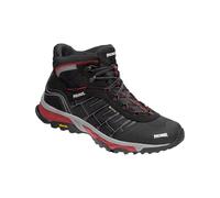 Meindl - GORE-TEX day hiking boots - Finale Mid GTX Black/Red for Men - Size 9 UK Black 9 UK