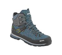 Meindl - Hiking day shoes in GORE-TEX - Lite Summit GTX Bleu Pétrole/Jaune for Men in Leather - Size 10 UK - Blue Blue 10 UK
