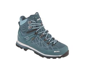 Meindl - Hiking day shoes in GORE-TEX - Lite Summit Lady GTX Turquoise/Glace for Women in Leather - Size 4 UK - Blue Blue 4 UK