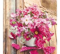 Meine Serviette 20 Napkins 3-Ply 33 x 33 cm Anemone Flower Pattern