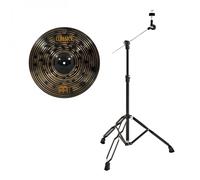 Meinl 16" Classics Custom Dark Thin Crash & Gear4music Boom Arm Stand Black