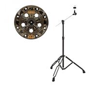 Meinl 16" Classics Custom Dark Trash China & Gear4music Boom Arm Stand Black
