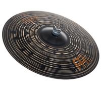 Meinl Cymbals Classics Custom Dark Crash Cymbal 18 inch (Video) for Drum Set (45,72cm) B12 Bronze, Dark Finish, Made in Germany (CC18DAC)