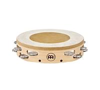Meinl 2 Row Headed Artisan Edition Tambourine Steel Jingles Natural
