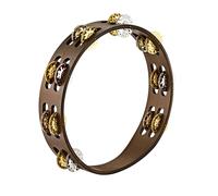 Meinl 2 Row Vintage Tambourine Hammered jingles Walnut Brown