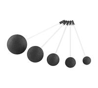 Sonic Energy Gong Resonant Mallets - 5-piece mallet set with rubber heads - For gong players, percussion, meditation - Various sizes (G-RM-SET-5)
