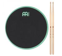 Meinl 6 Marshmallow Practice Pad & Zack Grooves Drumsticks Seafoam