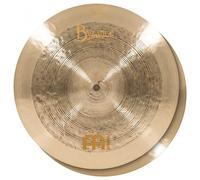 Meinl Byzance Jazz 14 inch Tradition Hihat cymbal (Video) for Drum Kit (35,56cm) B20 Bronze, traditional Finish (B14TRH)