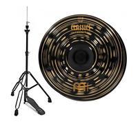 Meinl Classics Custom Dark 13 Hi-Hats & Hi-Hat Stand Black