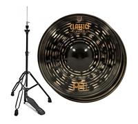 Meinl Classics Custom Dark 15 Hi-Hats & Hi-Hat Stand Black
