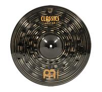 Meinl Cymbals Classics Custom Dark Crash Cymbal 18 inch (Video) for Drum Set (45,72cm) B12 Bronze, Dark Finish, Made in Germany (CC18DAC)
