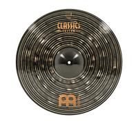 Meinl Classics Custom Dark 19 inch Crash cymbal (Video) for Drum Set (48,26cm) B12 Bronze, Dark Finish, Made in Germany (CC19DAC)