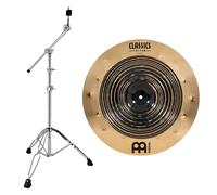 Meinl Classics Custom Dual 18 China & Heavy Duty Cymbal Boom Stand by Gear4music