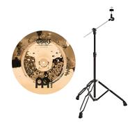 Meinl Classics Custom Extreme Metal 16 China Cymbal & Gear4music Boom Arm Stand Black