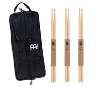 Meinl Compact Stick Bag & 5A Wood Tip Drumsticks