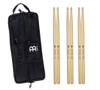 Meinl Compact Stick Bag & 5B Wood Tip Drumsticks