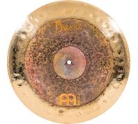 Meinl Cymbals Byzance Dual Chinas Cymbal 16 inch (Video) for Drum Kit (40,64cm) B20 Bronze, Raw and Brilliant Finish (B16DUCH)
