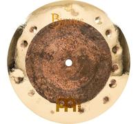Meinl Cymbals Byzance Dual Splash Cymbal 10 inch (Video) for Drum Kit (25,40cm) B20 Bronze, Raw and Brilliant Finish (B10DUS)