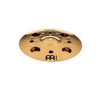 Meinl Cymbals Classics Custom Brilliant Trash Stack Cymbals 12 inch (Video) with holes for Drum Set (30,48cm) - Pair - B12 Bronze, Brilliant Finish, Made in Germany (CC-12STK)