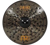 Meinl Cymbals Classics Custom Dark Ride - 24 Inch Cymbal for Drum Kit - B12 Bronze, Dark Finish (CC24DAR)