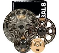 Meinl Cymbals Cymbal Set Box Effects Pack with 10” Splash 14” Trash Crash, 18” China, Plus Free 8” Brilliant Bell - Classics Custom Dark - Made in Germany, Two-Year WARRANY (CCD-FX)