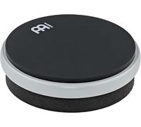 Meinl Cymbals Double Sided Practice Pad - 6 Inches - Silicone and Marshmallow Side - Drum Accessory, Black/Grey (MDSP6GY)