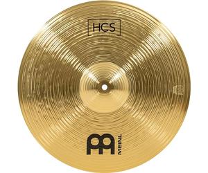 Meinl Cymbals HCS Crash Cymbal 18 inch (Video) for Drum Set (45,72cm) Traditional Finish Brass, Made in Germany (HCS18C)