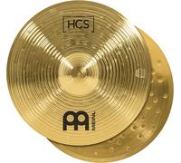 Meinl Cymbals HCS Hihat Cymbals 14 inch (Video) for Drum Set (35,56cm) - Pair - Traditional Finish Brass, Made In Germany (HCS14H)