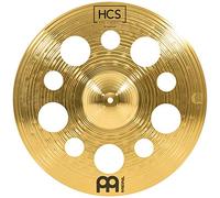 Meinl Cymbals HCS Trash Crash Cymbal 18 inch (Video) with holes for Drum Set (45,72cm) Traditional Finish Brass, Made In Germany (HCS18TRC)