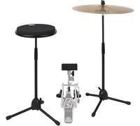 Meinl Cymbals Marshmallow Practice Pad Basic Kit with HCS Practice Cymbals - Low Volume Drum Set with Quiet Sticking