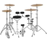 Meinl Cymbals Marshmallow Practice Pad Kit with HCS Practice Cymbals, 5 Pc - Low Volume Drum Set with Quiet Sticking