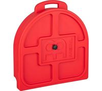 Meinl Cymbals Pro Cymbal Case - Suitcase for Drum Cymbals up to 22 Inches - Including 8 Dividers, Handle - Drum Accessory, Red (MCC22R)