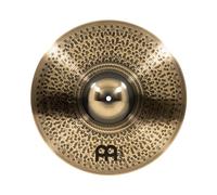 Meinl Cymbals Pure Alloy Custom Crash Medium Thin Cymbal 18 inch (Video) for Drum Set (45,72cm) Pure Alloy Bronze, Custom Smoked Bronze Finish (PAC18MTC)