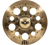 Meinl Cymbals Pure Alloy Custom Trash Crash Cymbal 18 inch (Video) for Drum Set (45,72cm) Pure Alloy Bronze, Custom Smoked Bronze Finish (PAC18TRC)