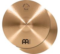 Meinl Cymbals Pure Alloy Hihat Medium Cymbal 14 inch (Video) for Drum Set (35,56cm) - Pair - Pure Alloy Bronze, Traditional Finish (PA14MH)
