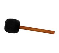 Sonic Energy Gong Beater Black - 34 cm - Made of Wool and Synthetic Fleece - Sapele Wood Handle - For Gong Players, Percussion, Meditation (MGB-S)