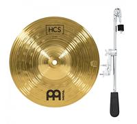 Meinl HCS 10 Splash & Gear4music Deluxe Weighted Cymbal Grabber Arm