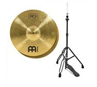 Meinl HCS 13 Hi Hat Cymbals & Gear4music Stand Black