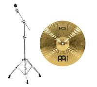 Meinl HCS 14 Crash Cymbal & Gretsch Explorer Series Boom Cymbal Stand