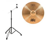 Meinl HCS Bronze 20" Heavy Ride & Gear4music Boom Arm Stand Black