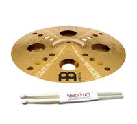 Meinl HCS16TRS Trash Crash Cymbals 16 Inch with Keepdrum Drumsticks