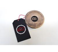 Meinl Percussion Headed Spark Shaker - Curved Shaker with Goat Skin for Adjustable Pitch - Musical Instrument - Steel, Black (SH18)