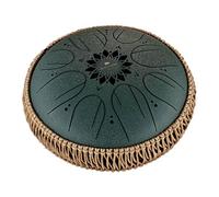 Meinl - MOSTD4DG, 10" Medium Octave Steel Tongue Drum, F# Minor, 8 Notes, 432 Hz