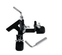 Meinl Percussion Pedal Mount Holder - Pedal Mount for Cowbells, Blocks, and Tambourines - Adjustable Height - Steel, Black (PM-1)