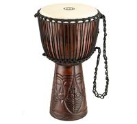 Meinl Percussion African Style Djembe - Large Handdrum - With Goat Head - Diameter 12 Inches - Mahogany, Brown (PROADJ4-L)