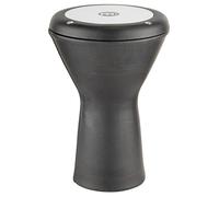Meinl Percussion Aluminum Sopran Doumbek - Small Handdrum - Synthetic Head - Diameter 6 Inches - Aluminum, Black (HE-2000)