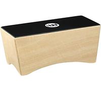 Meinl Percussion Bongo Cajon Instrument - Back-friendly Drum Box with Snare, Bass, and Bongo Sound - Playing Surface Black (BCA2NT/EBK-M)