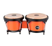 Meinl Percussion Bongos Journey Series - 2 hand drums with 6.5 and 7.5 inches - including tuning key - ABS plastic, Electric Coral (HB50EC)