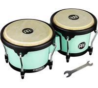 Meinl Percussion Bongos Journey Series - 2 hand drums with 6.5 and 7.5 inches - including tuning key - ABS plastic, Light Blue (HB50SF)
