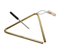 Meinl Percussion Brass Triangle Instrument - Large Sound Triangle with Holder - Diameter 8 Inches - Including Beater - Brass, Gold (TRI20B)